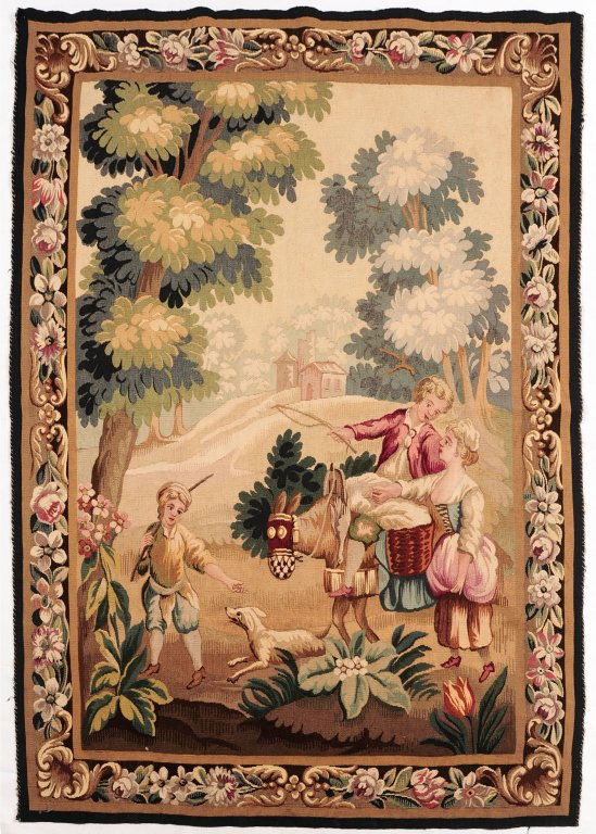 20TH C. FRENCH AUBUSSON TAPESTRY (1 of 8)