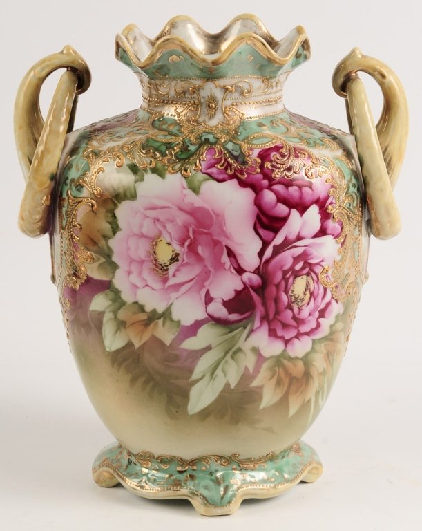 A 12-INCH NORITAKE NIPPON VASE (1 of 10)