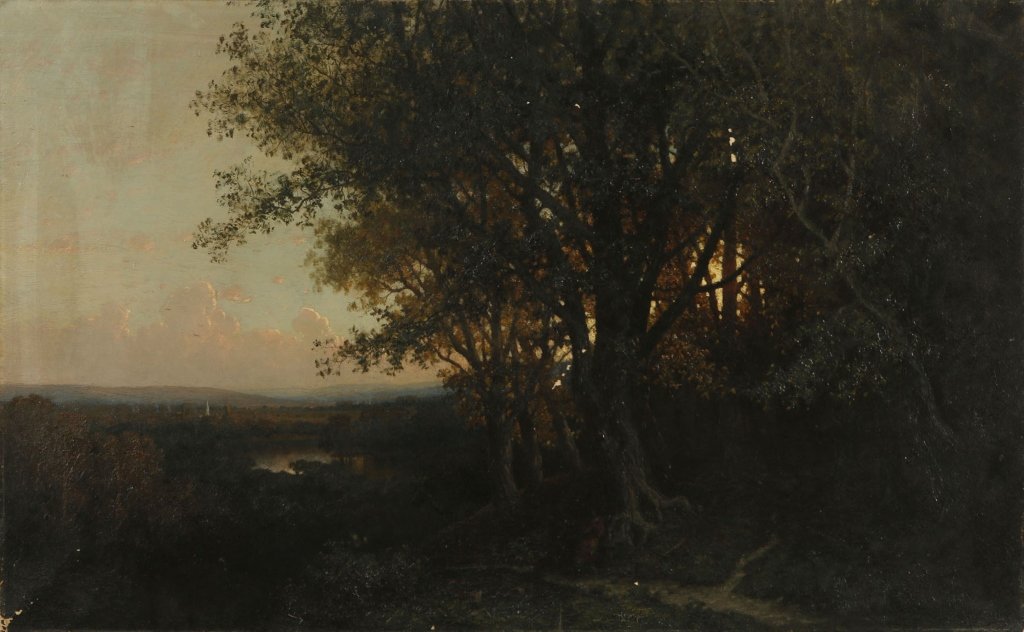 GEORGE ERNEST COLBY (1859 - 1922) OIL ON CANVAS DATED (1 of 10)