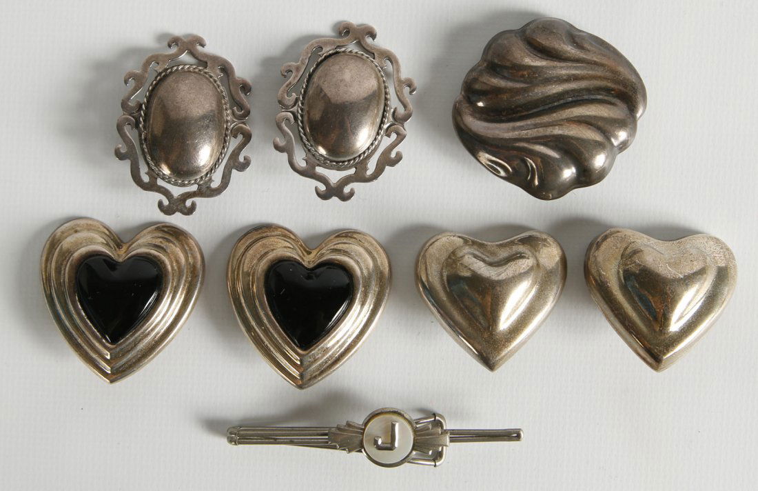 LOT OF MEXICAN STERLING SILVER JEWELRY (1 of 10)