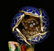 AN ANIMATED 14K ENAMEL FLOWER BROOCH WITH DIAMONDS - 9