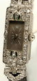 AN ART DECO PLATINUM LADIES' DIAMOND & EMERALD WATCH - 4