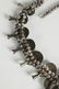 A STERLING AND TURQUOISE SQUASH BLOSSOM NECKLACE - 10