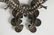 A STERLING AND TURQUOISE SQUASH BLOSSOM NECKLACE - 8