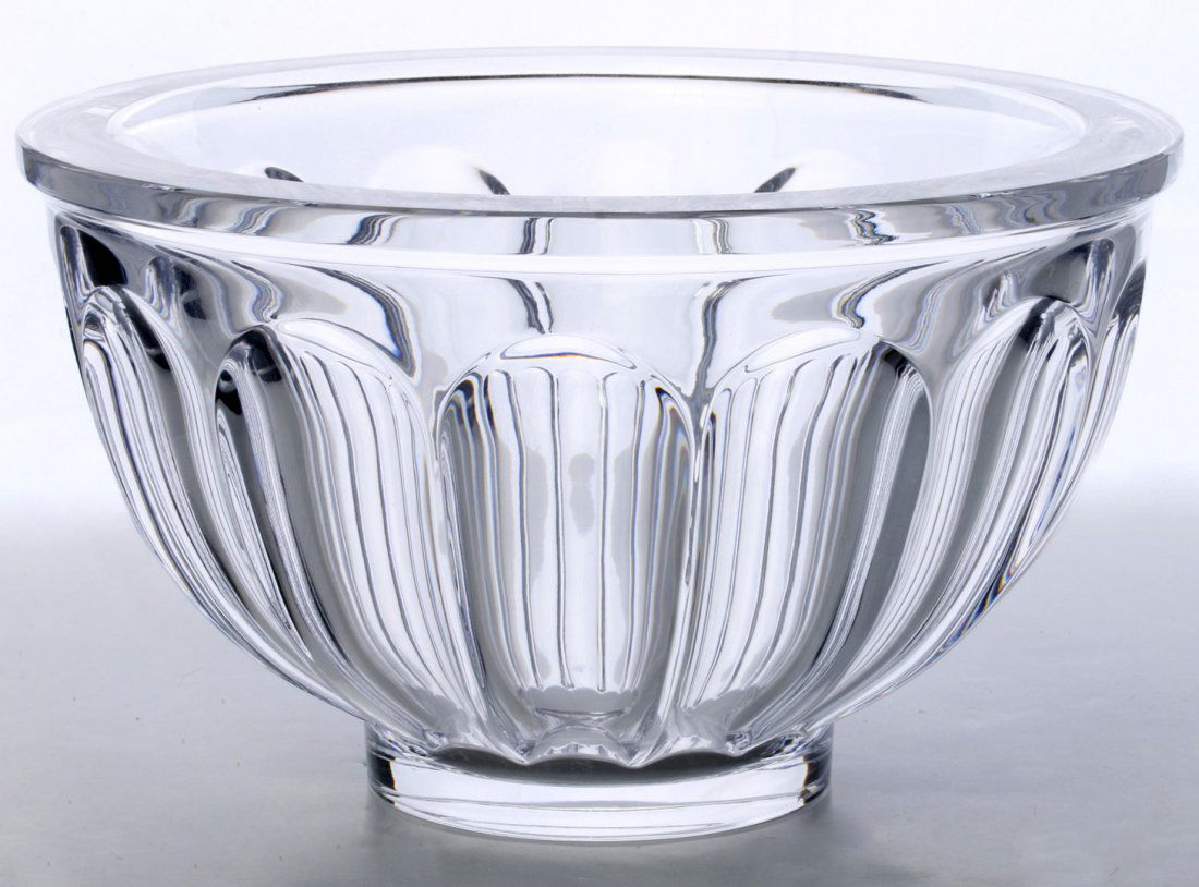 AN ORREFORS 'SAN MICHELE' PATTERN LARGE ROUND BOWL (1 of 8)