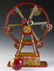 CIRCA 1930 J. CHEIN TIN LITHO WIND-UP FERRIS WHEEL - 2