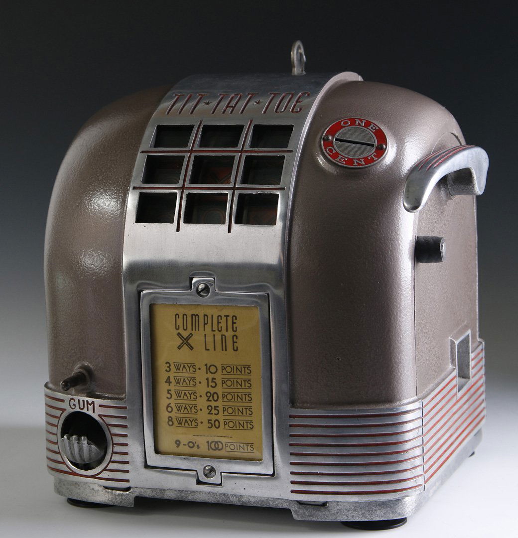C.1936 'TIT TAT TOE' DAVAL MFG TRADE STIMULATOR (1 of 10)