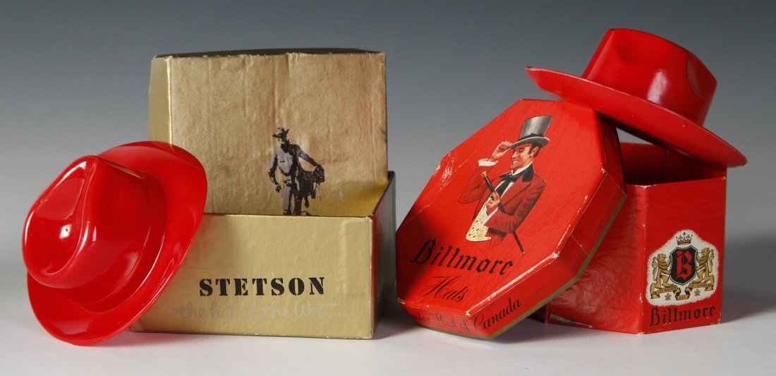 STETSON & BILTMORE, TWO SALESMAN SAMPLE HAT IN BOX (1 of 10)