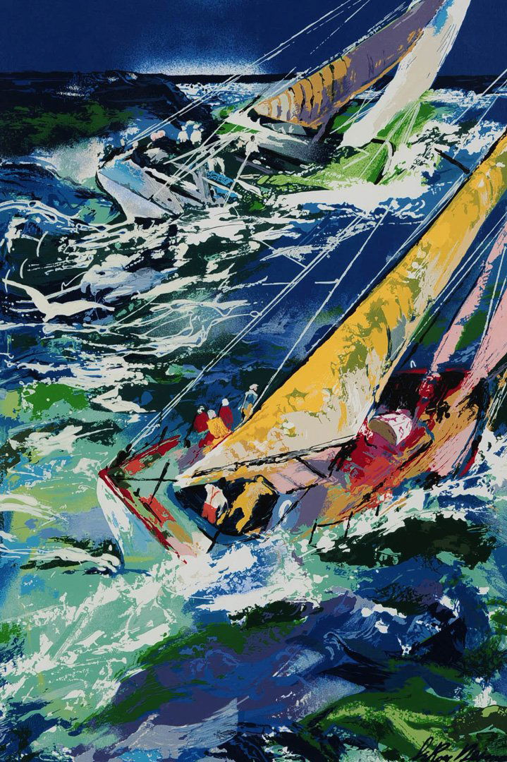 LEROY NEIMAN SIGNED SERIGRAPH TITLED 'HIGH SEAS (1 of 8)
