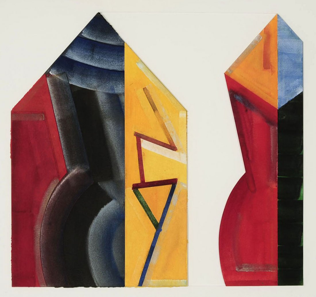 WARREN ROSSER (1972- ) WATERCOLOR AND PASTEL ON PAPER (1 of 10)