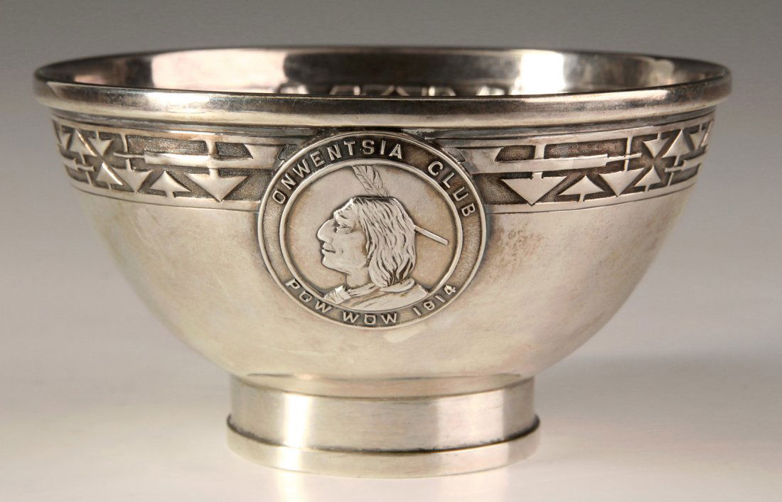 A JARVIE STERLING BOWL FOR ONWENTSIA GOLF CLUB, 1914 (1 of 9)