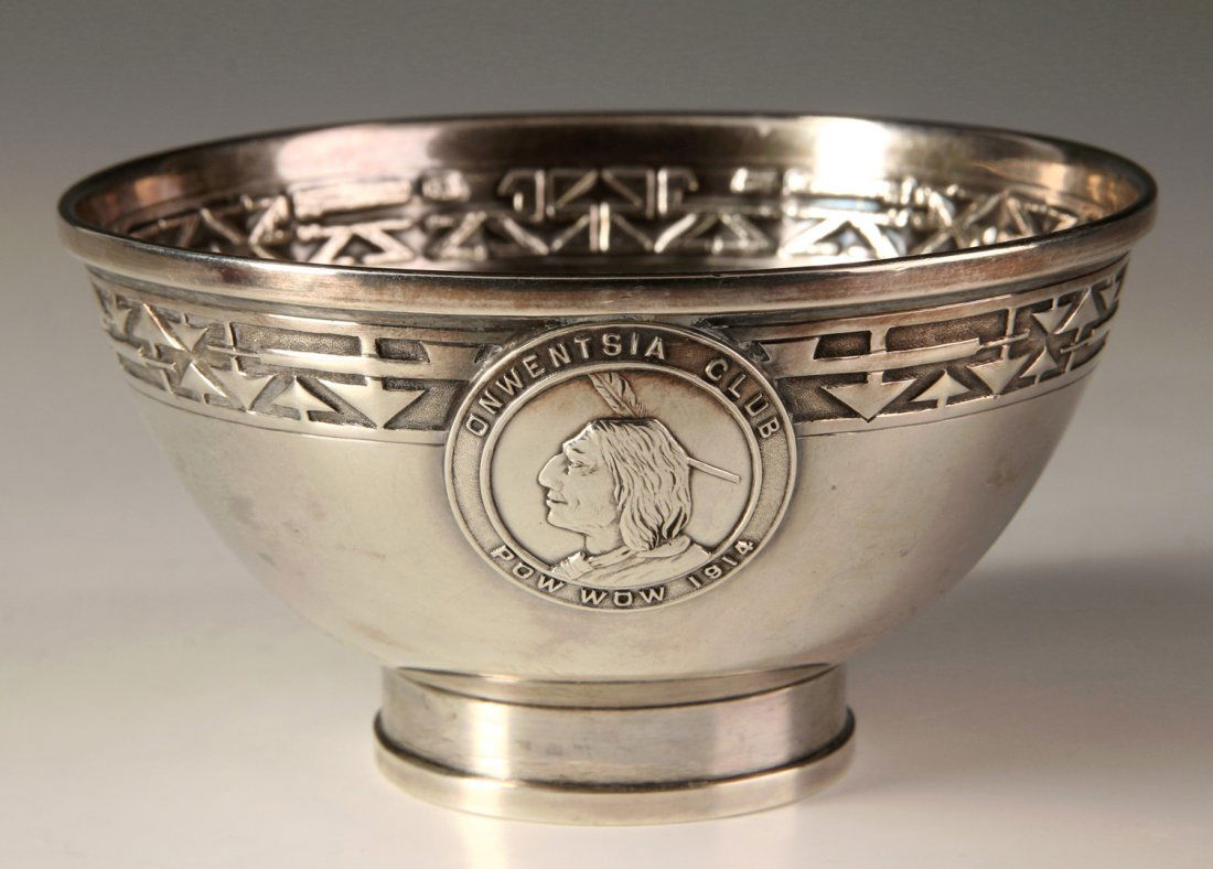 A JARVIE STERLING BOWL FOR ONWENTSIA GOLF CLUB, 1914 (1 of 10)