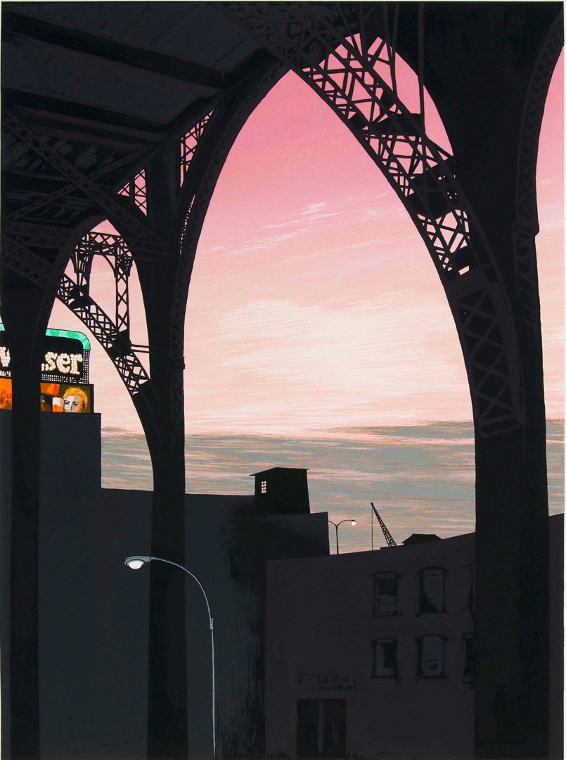 TWO ANTHONY VELONIS (b.1911) PENCIL SIGNED SERIGRAPHS (1 of 10)