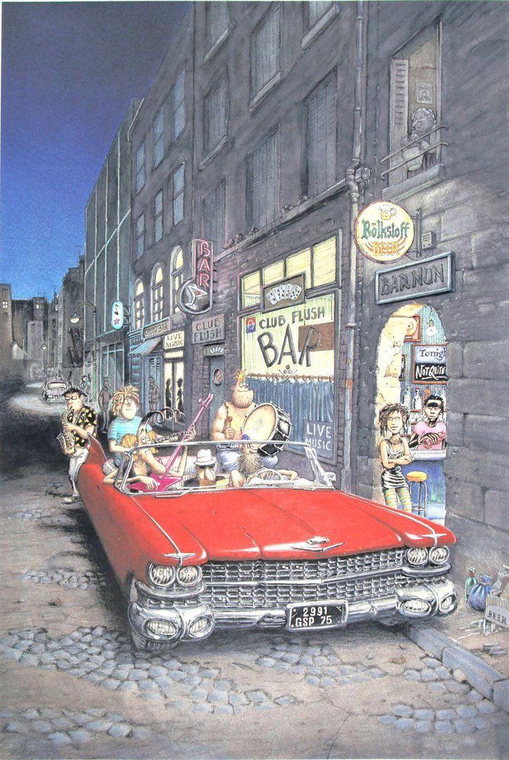 GILBERT SHELTON (b.1940) PENCIL SIGNED OFFSET LITHO (1 of 8)