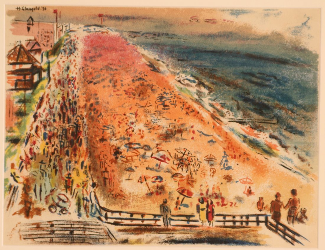 HARRY GLASSGOLD (1908-1984) COLOR SERIGRAPH (1 of 10)