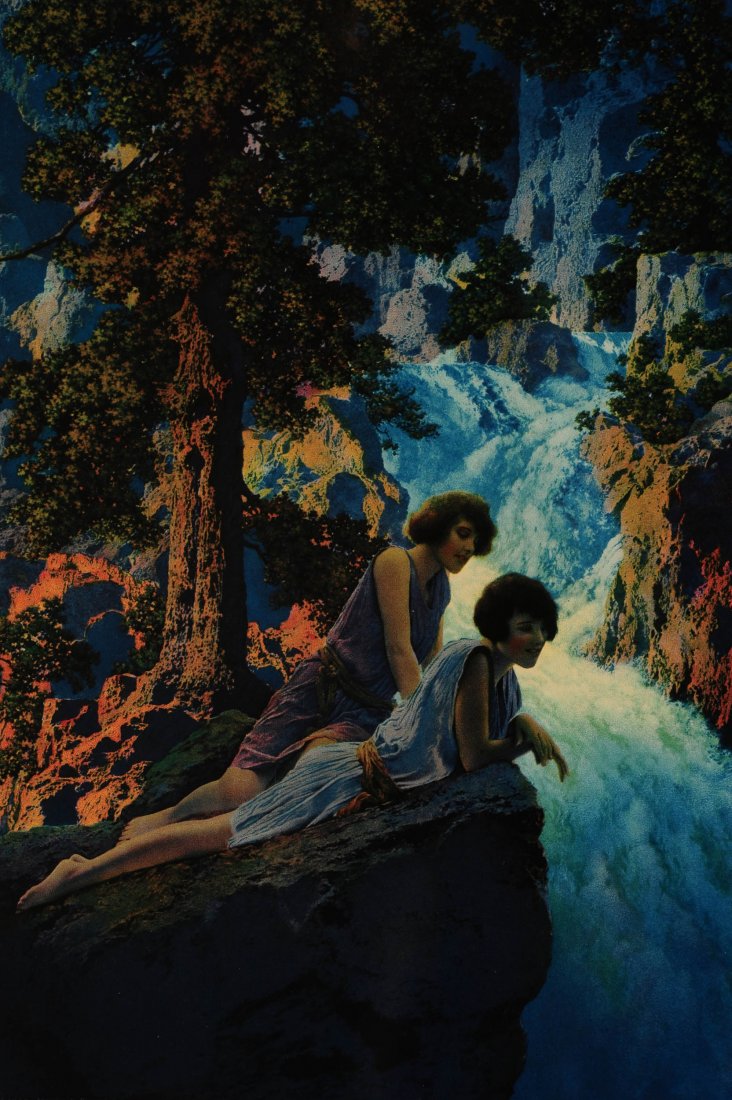 M.PARRISH ILLUSTRATED CALENDAR TOP 'THE WATERFALL' (1 of 8)
