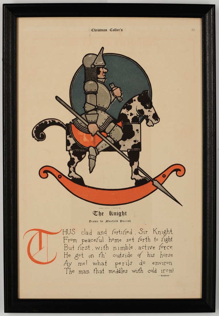 TWO MAXFIELD PARRISH ILLUSTRATED MAGAZINE PAGES (1 of 10)