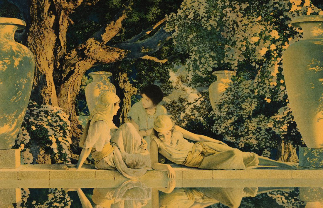 MAXFIELD PARRISH PRINT TITLED 'GARDEN OF ALLAH' (1 of 8)