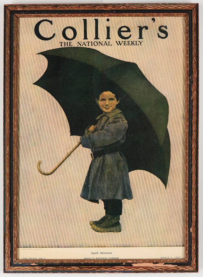 TWO MAXFIELD PARRISH ILLUSTRATED MAGAZINE COVERS (1 of 10)