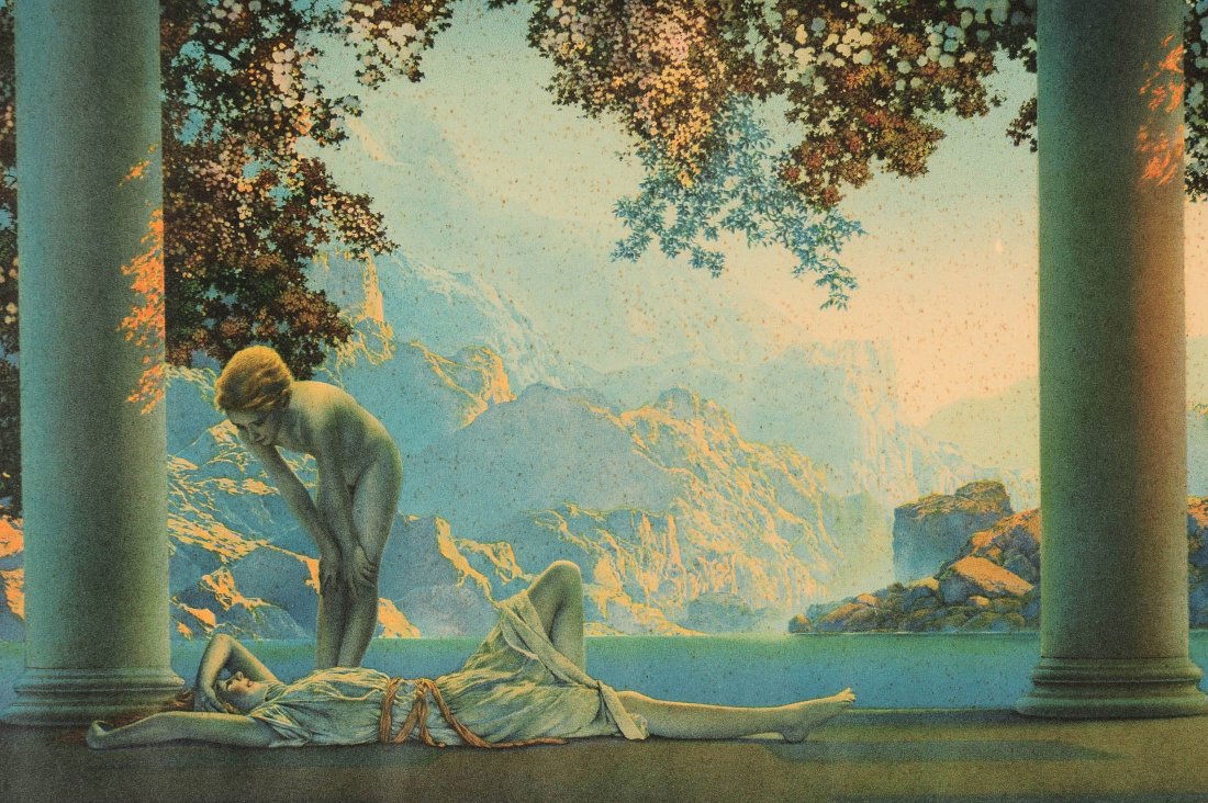 MAXFIELD PARRISH PRINT TITLED 'DAYBREAK' (1 of 7)