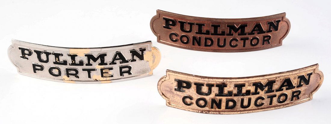 PULLMAN RAILROAD CAP BADGES CONDUCTOR, PORTER (1 of 7)