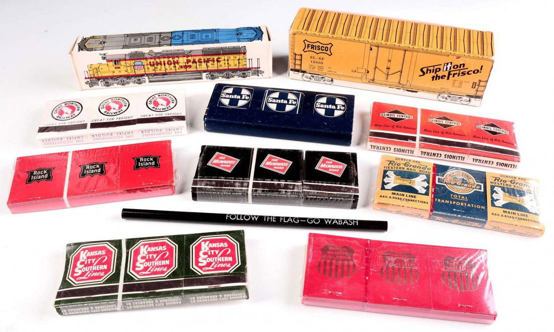 LOT OF RAILROAD RELATED MATCHBOOKS (1 of 10)