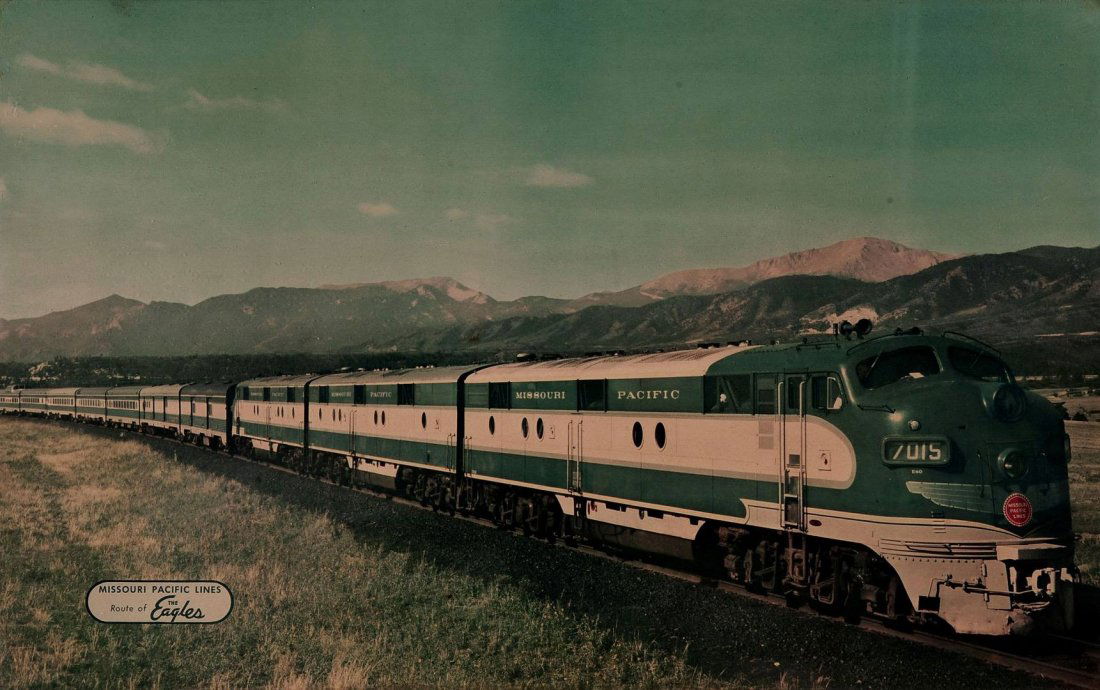 MISSOURI PACIFIC LINES ROUTE OF THE EAGLES POSTER (1 of 6)