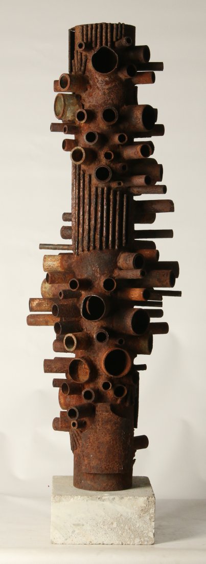 GENE CAPLES (1935-2015) ABSTRACT IRON SCULPTURE (1 of 9)