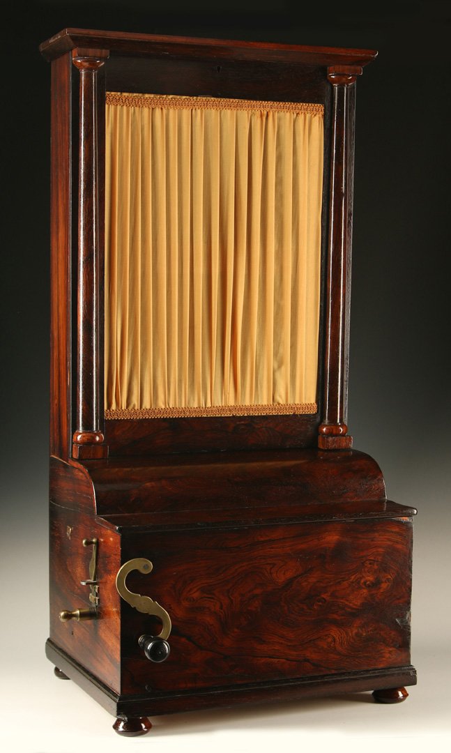 A CIRCA 1850 HENRY DISTIN HAND CRANK BARREL PIANO (1 of 10)