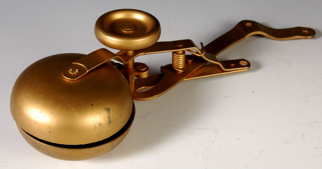 EARLY 20TH CENTURY MECHANICAL BICYCLE BELL (1 of 5)