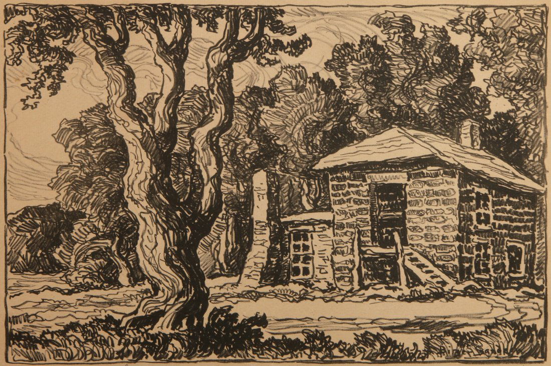 BIRGER SANDZEN (1871-1954) PENCIL SIGNED LITHOGRAPH (1 of 10)