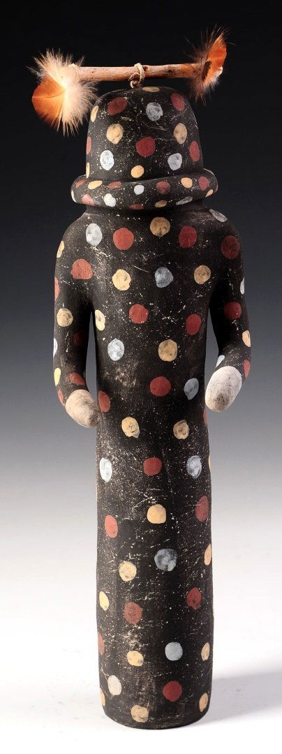 A LAGUNA PUEBLO INDIAN POTTERY KATSINA KOKOSORHOYA (1 of 10)