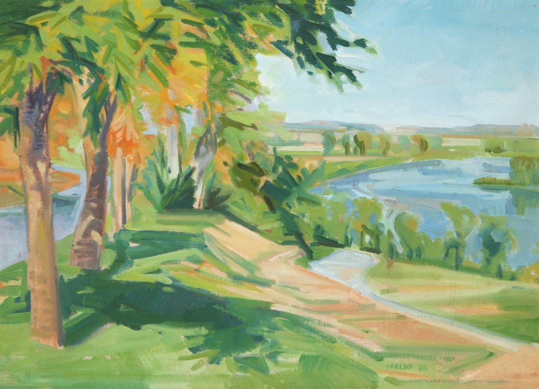 DAVID MELBY (1942-2014) OIL ON CANVAS (1 of 10)