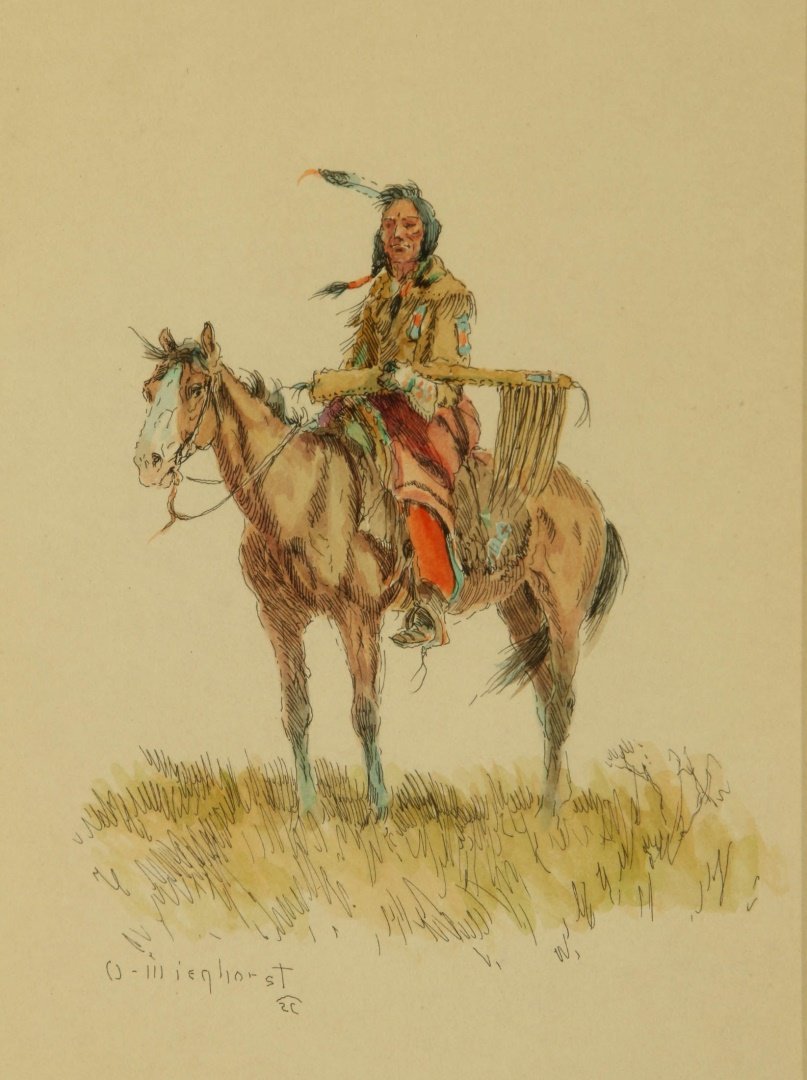 OLAF WIEGHORST (1899-1988) HAND-COLORED PRINTS (1 of 10)