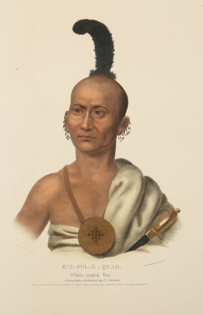 MCKENNEY & HALL KAI-POL-E-QUAH HAND COLORED LITHOGRAPH (1 of 10)