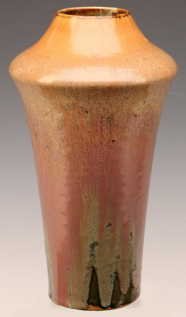 AN AUGUSTE DELAHERCHE (1857-1940) ART POTTERY VASE (1 of 7)
