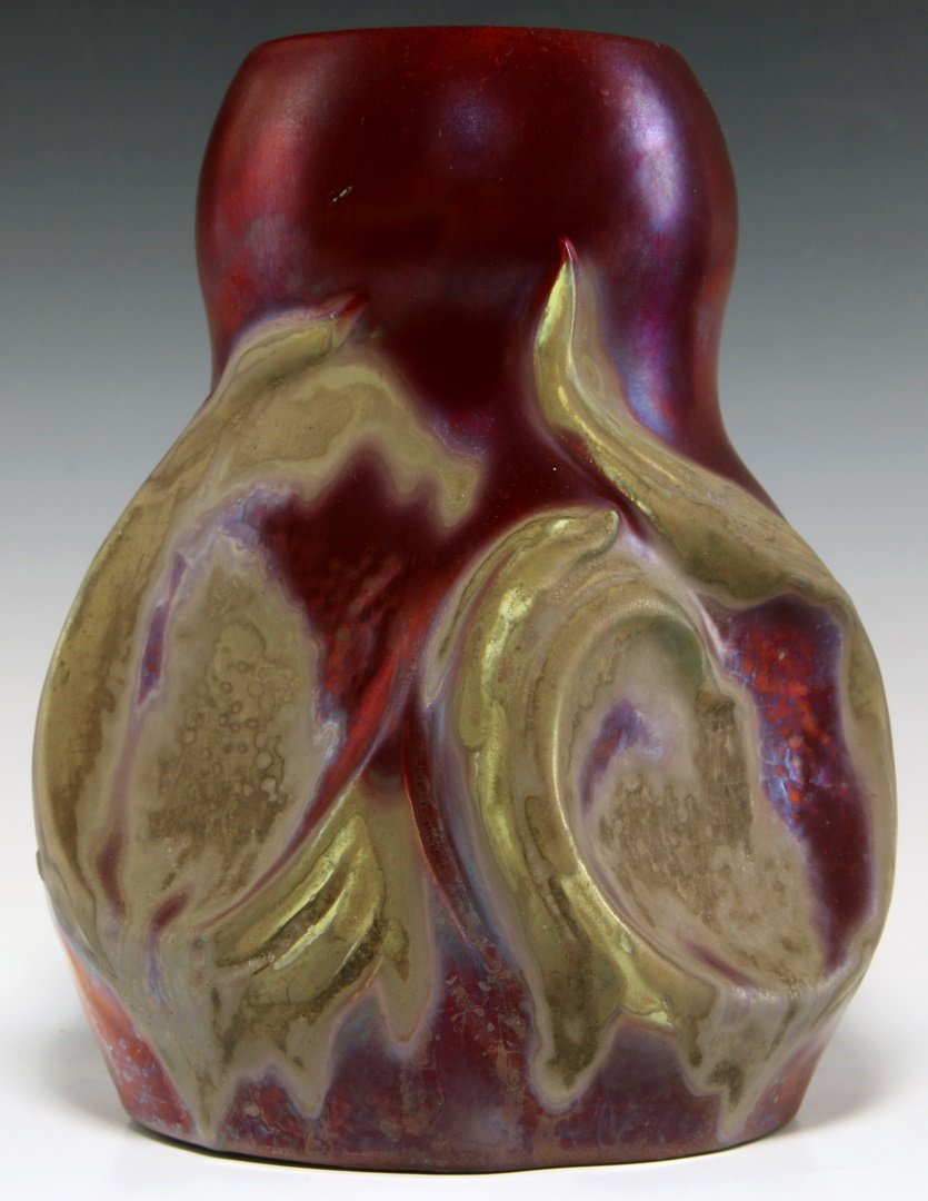 A C. 1910 FRENCH ART POTTERY VASE, MANNER OF BUSSIERE (1 of 7)