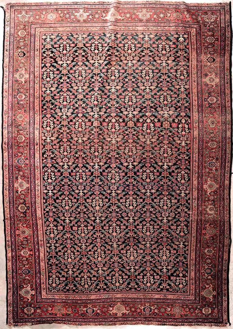 AN ANTIQUE MAHAL HAND MADE CARPET APPROXIMATELY 9 X 12 (1 of 7)