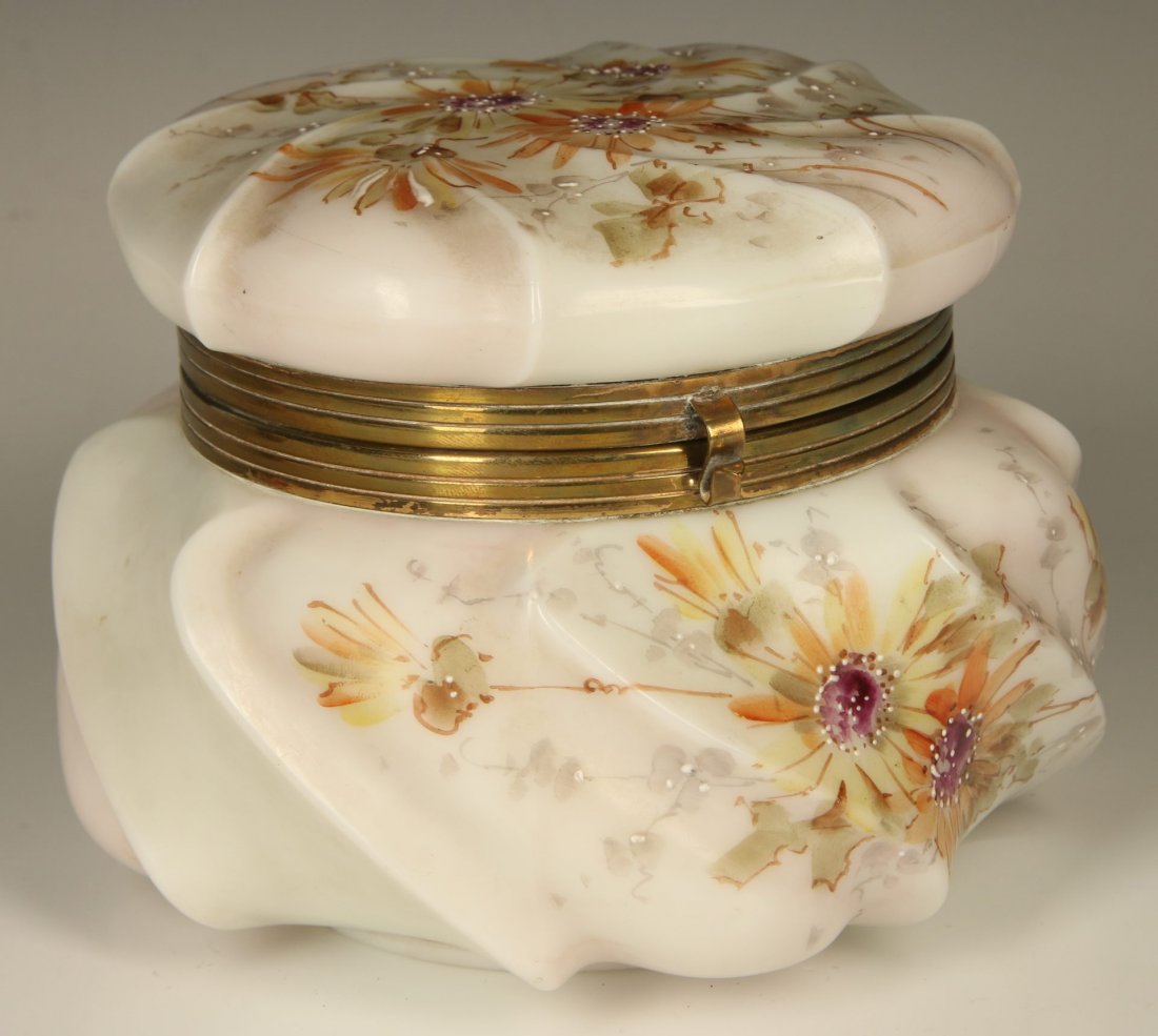 A WAVECREST HELMSCHMIED SWIRL CIRCULAR BOX (1 of 10)