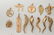 A LOT VARIOUS 14K GOLD PENDANTS AND CHARMS - 2