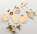 A LOT VARIOUS 14K GOLD PENDANTS AND CHARMS - 8