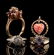 LOT OF LADIES RINGS WITH DIAMONDS