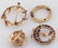 FOUR VINTAGE AND ANTIQUE 14K GOLD PINS - 6