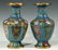 A PAIR 19TH CENTURY CHINESE CLOISONNE VASES - 3