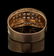 A UNIQUE 14K GOLD AND DIAMOND GENT'S RING - 6