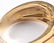 A UNIQUE 14K GOLD AND DIAMOND GENT'S RING - 8