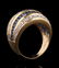 A CONTEMPORARY 18K DIAMOND AND SAPPHIRE FASHION RING - 2
