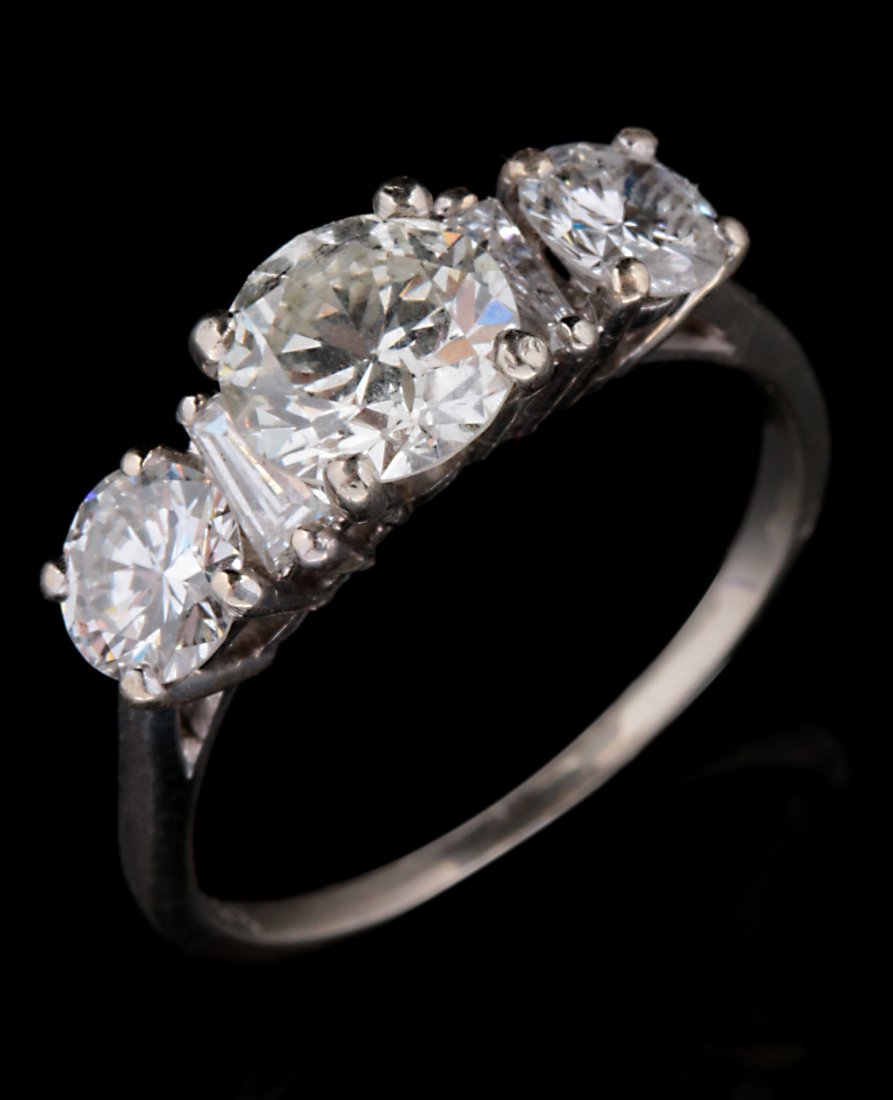 A PAST, PRESENT FUTURE RING EST. AT OVER 2 CARATS TW (1 of 8)