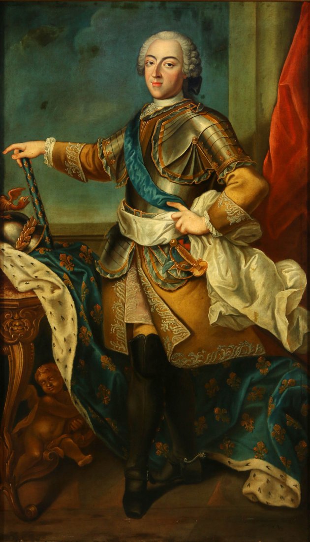 MANNER OF HYACINTHE RIGAUD: PORTRAIT OF A MAN IN ARMOR (1 of 10)