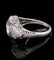 A 1930S PLATINUM DIAMOND AND SAPPHIRE SCROLL RING - 5